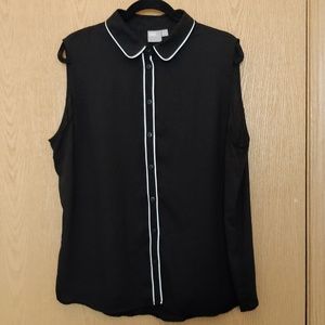 ASOS Piped Button Down Tank